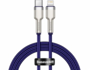 Kabel USB-C pro Lightning Baseus Cafule, PD, 20W, 1m (zelený)