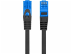 LANBERG Patch kabel CAT.6A FTP LSZH CCA 2M černý Fluke Pa...