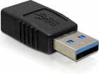 USB adaptér Delock USB 3.0 USB - USB černý (65174)