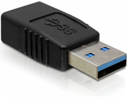 USB adaptér Delock USB 3.0 USB - USB černý (65174)