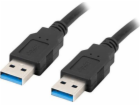 Lanberg CA-USBA-11CC-0030-BK USB 2.0 USB B, 3m, černý