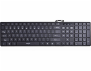 Activejet K-3066SB office keyboard (USB) black