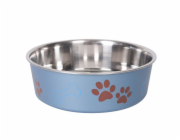 Karlie Miska nerezová s plastovým opláštěním metalická modrá 23cm 2200ml