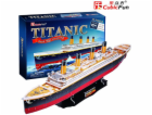 CubicFun - Puzzle 3D Titanic - 113 dílků