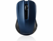Modecom MC-WM9.1 bezdrátová optická myš, 4 tlačítka, 1600 DPI, USB nano 2,4GHz, černo-modrá