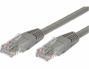TB Měděný patchcordový kabel Cat.6A RJ45 UTP 1m šedý