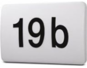 LED lampa domovního čísla MCE292 W senzor