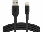 Belkin BOOST CHARGE Lightning/USB-A kabel, 3m, černý