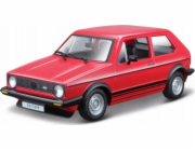 Kovový model Volkswagen Golf Mk1 GTI 1979 Červená 1/24