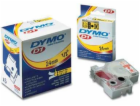 Dymo 45013 černý tisk/bílý podklad, 7m, 12mm