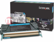 TONER LEXMARK C746, C748 Cyan Return Program Toner Cartridge 7000 strán