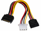 Akyga AK-CA-32 SATA cable 0.15 m Black  Red  Yellow