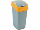 CURVER Flip Bin Odpadkový koš Stříbrná/žlutá 45l