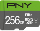 Paměťová karta PNY Elite MicroSDXC 256 GB třída 10 UHS-I/...