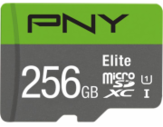 Paměťová karta PNY Elite MicroSDXC 256 GB třída 10 UHS-I/U1 A1 V10 (P-SDU256V11100EL-GE)