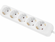 Lanberg Prodlužovací šňůra 3m bílá 5x 230V Schuko