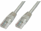 Digitus Patch Cable, UTP, CAT 5e, AWG 26/7, měď, šedý 0,25m