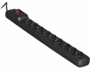 Activejet ACJ COMBO 9GN 5M black power strip with cord