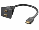 Goobay 68784 Redukce HDMI A (M) -> 2x HDMI A (F)