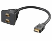 Goobay 68784 Redukce HDMI A (M) -> 2x HDMI A (F)