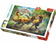 Puzzle Trefl, 160 dílků – Boj s tyranosaury (GXP-645423)
