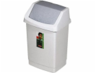 Odpadkový koš Curver, šedý, 15 l, 235 x 235 x 438 mm