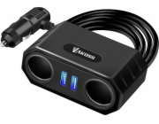 Vakoss Automobile Power Adapter Black Auto