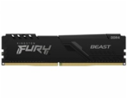 KINGSTON DIMM DDR4 8GB 3200MT/s CL16 FURY Beast Černá