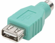 USB 2.0 Adapter, USB-A Buchse > Mini-DIN 6-Stecker (PS/2)