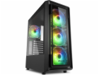 Sharkoon TK4 RGB (černá, tvrzené sklo)
