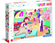 Clementoni Puzzle 60 dílků Maxi Super Color - K veterináři
