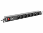 Lanberg RACK PDU LANBERG 1U 10A 7X 230V PL 2M ČERNÁ C14 (...