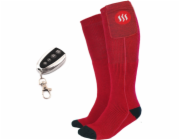 GLOVII Socks, Vyhrievané ponožky, L, červené