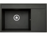 Pyramis Camea dřez 79x50 1B 1D L černá 070074301