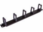 Alantec PK009 cable organizer Wall Cable holder Black 1 p...