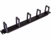 Alantec PK009 cable organizer Wall Cable holder Black 1 pc(s)