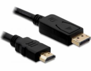 DeLOCK adaptérový kabel DisplayPort samec > HDMI samec