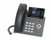 Grandstream GRP2613 VoIP telefon, 3x SIP, barevný podsvícený 2,8" displej, 2x Gbps RJ45, PoE