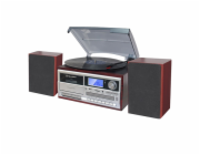Mikrosystém s gramofonem Roadstar, HIF-8892 EBT, s gramofonem, BT, MP3, CD, CD-R, RW, LCD displej, 2 x 5W RMS