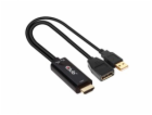 Club3D adaptér aktivní HDMI na DisplayPort 4K60Hz, M/F