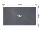 Epson plátno Laser TV 100" Screen - ELPSC35