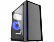Gembird Fornax 960 CCC-FORNAX-960B - Gaming design PC case 3x12cm fans blue