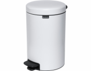 Brabantia Newicon pedálový odpadkový koš 12,0 L bílý