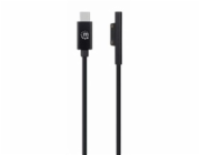 Manhattan nabíjecí kabel, Surface Connect to USB-C Charging Cable (M/M), 15 V / 3 A, 1.8m, černá