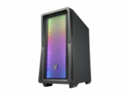 Fortron CMT212A POC0000131 FSP/Fortron ATX Midi Tower CMT212A Black, A.RGB light bar