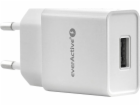 1xUSB SC100 1A nástěnná nabíječka, bílá
