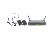 Stagg SUW 50 HH EG EU, 2-kanálový bezdrátový mikrofonní set 863,8 MHz / 864,5 MHz