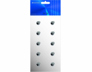 Mini XLR zástrčka na zabudování, černá, 3 pólová