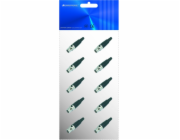 Mini XLR zásuvka, černá, 3 pólová