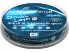 MEDIARANGE DVD+R 8,5GB 8x Dual Layer spindl 10ks Inkjet P...